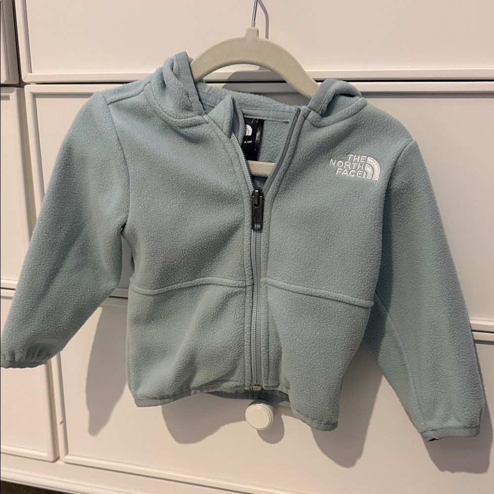 The North Face Kids Soft Blue Fleece Hoodie